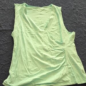 Mint Green Sleeveless Women's Top - 2X